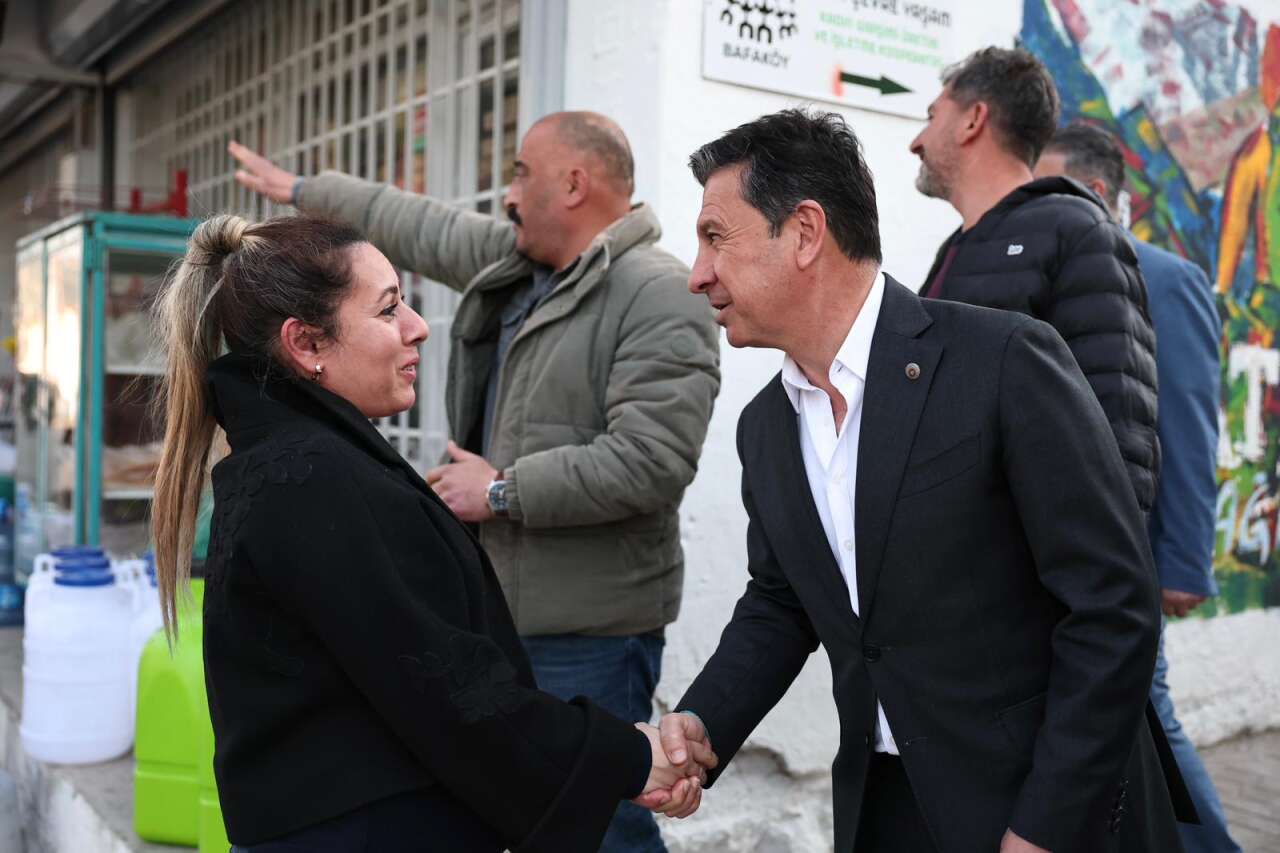 Başkan Aras Bafa’da Esnaf ve Vatandaşlarla Bir Araya Geldi 1